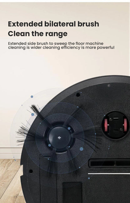 Robot Aspiradora Inteligente 5 en 1 – Aspira, Barre, Friega,  Humidifica y cuenta con luz LED.